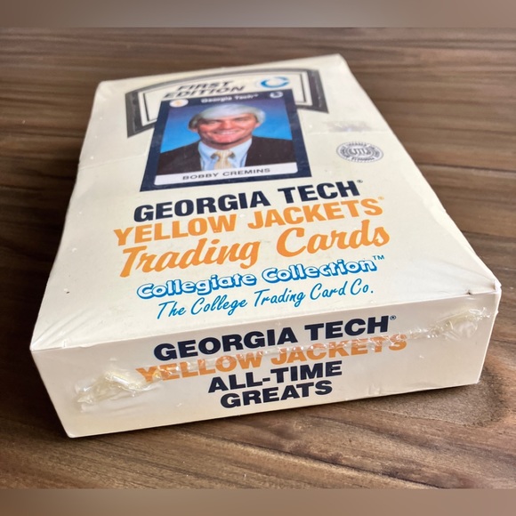 Vintage 1st edition Georgia Tech Yellow Jackets Trading Cards- Unopened - Picture 3 of 5